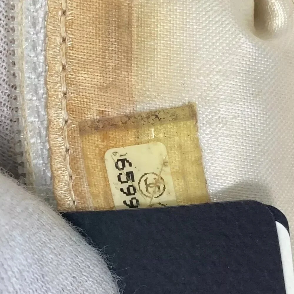 CHANEL Matelasse Quilted CC CC Mark Wood handle bag Tote Bag Hand Bag - Picture 3 of 16